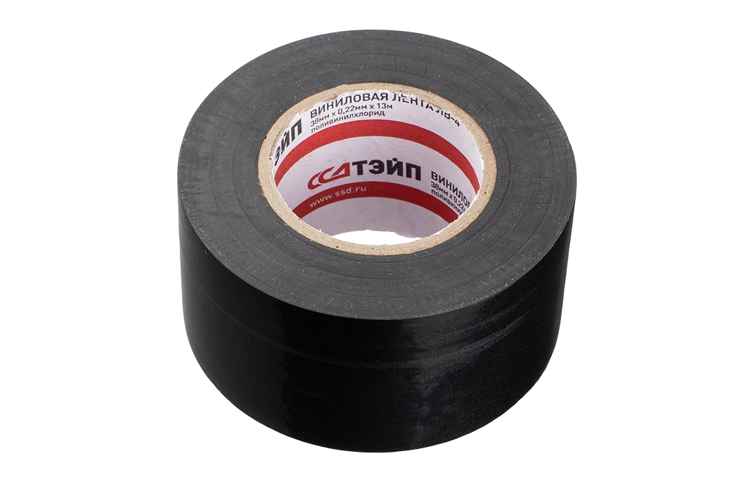 Лента виниловая ССД ЛВ-4 ССД-ТЭЙП 38мм х 0,22мм х 13м